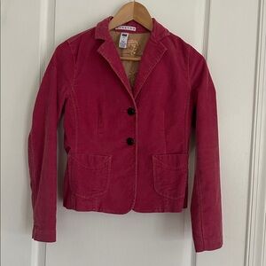 Vintage GAP STRETCH Corduroy Women's Pink Blazer/Jacket size 1
